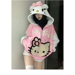 Pink hello kitty hoodie medium 😍
